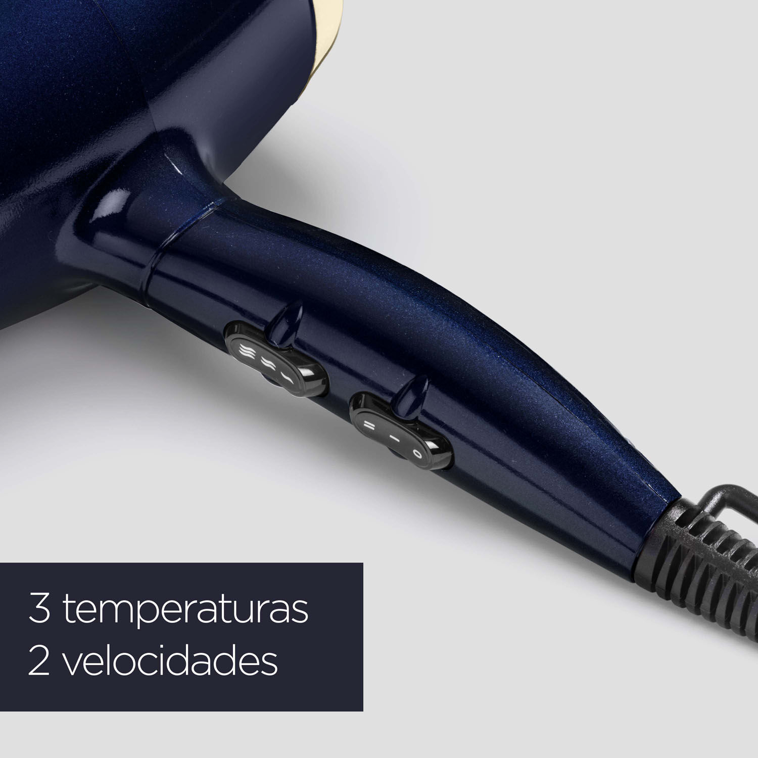 3 temperaturas
2 velocidades